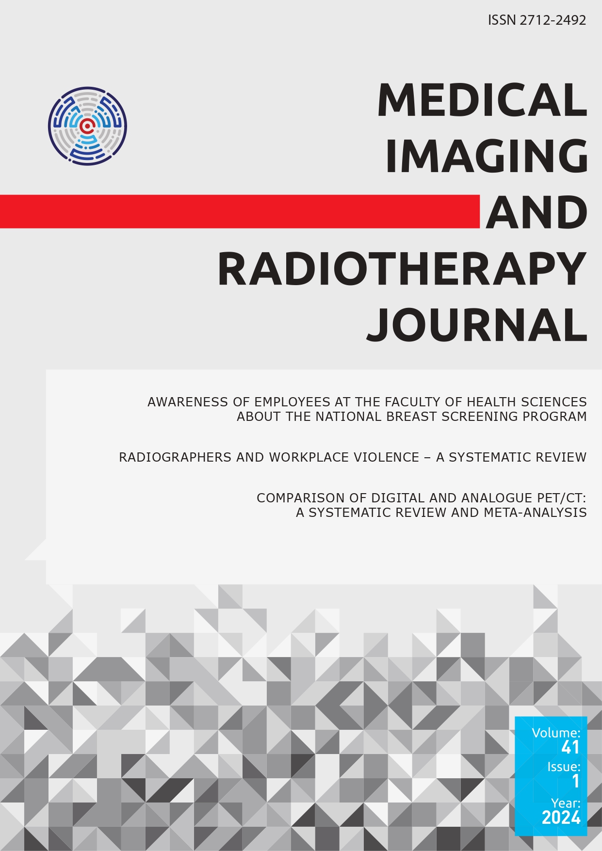 					View Vol. 41 No. 1 (2024): Medical Imaging and Radiotherapy Journal
				